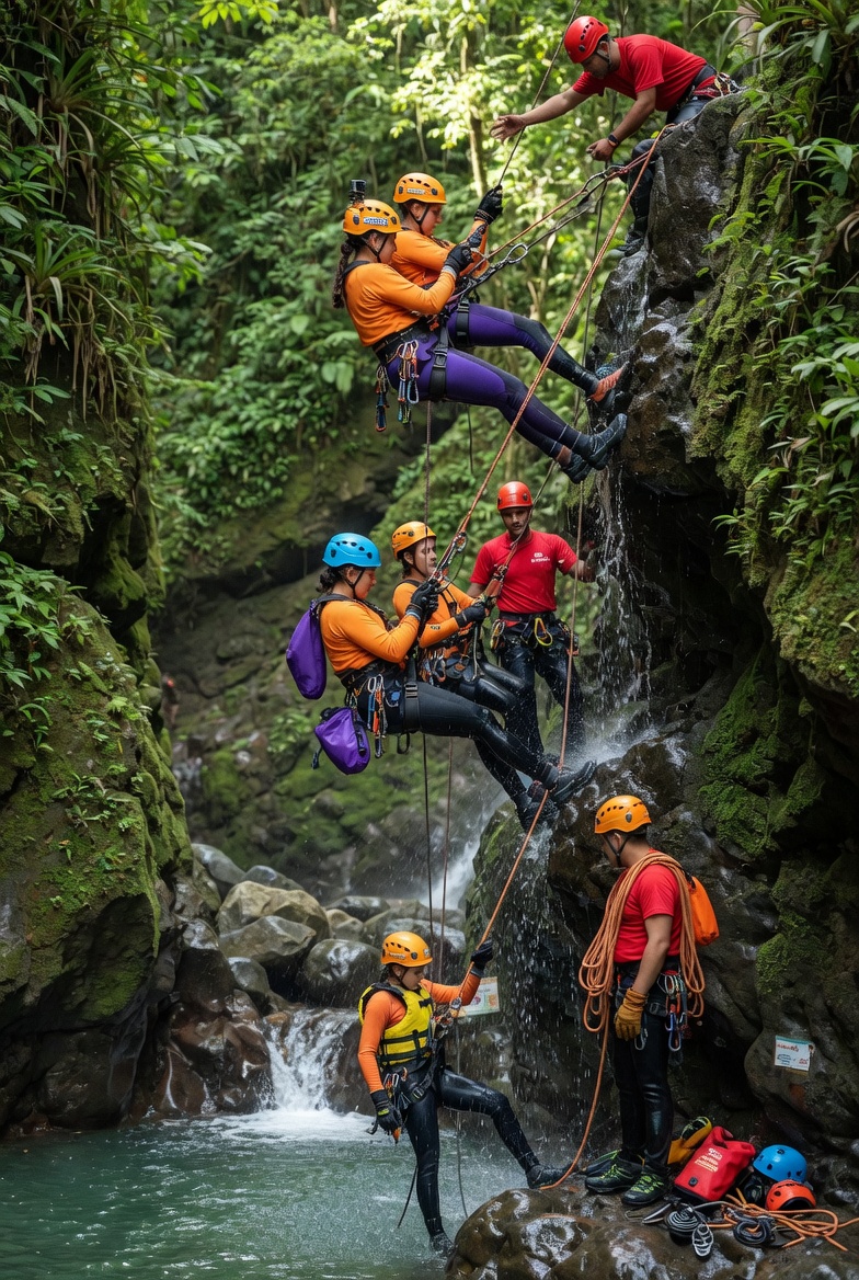 Rapel en Cañón del Río